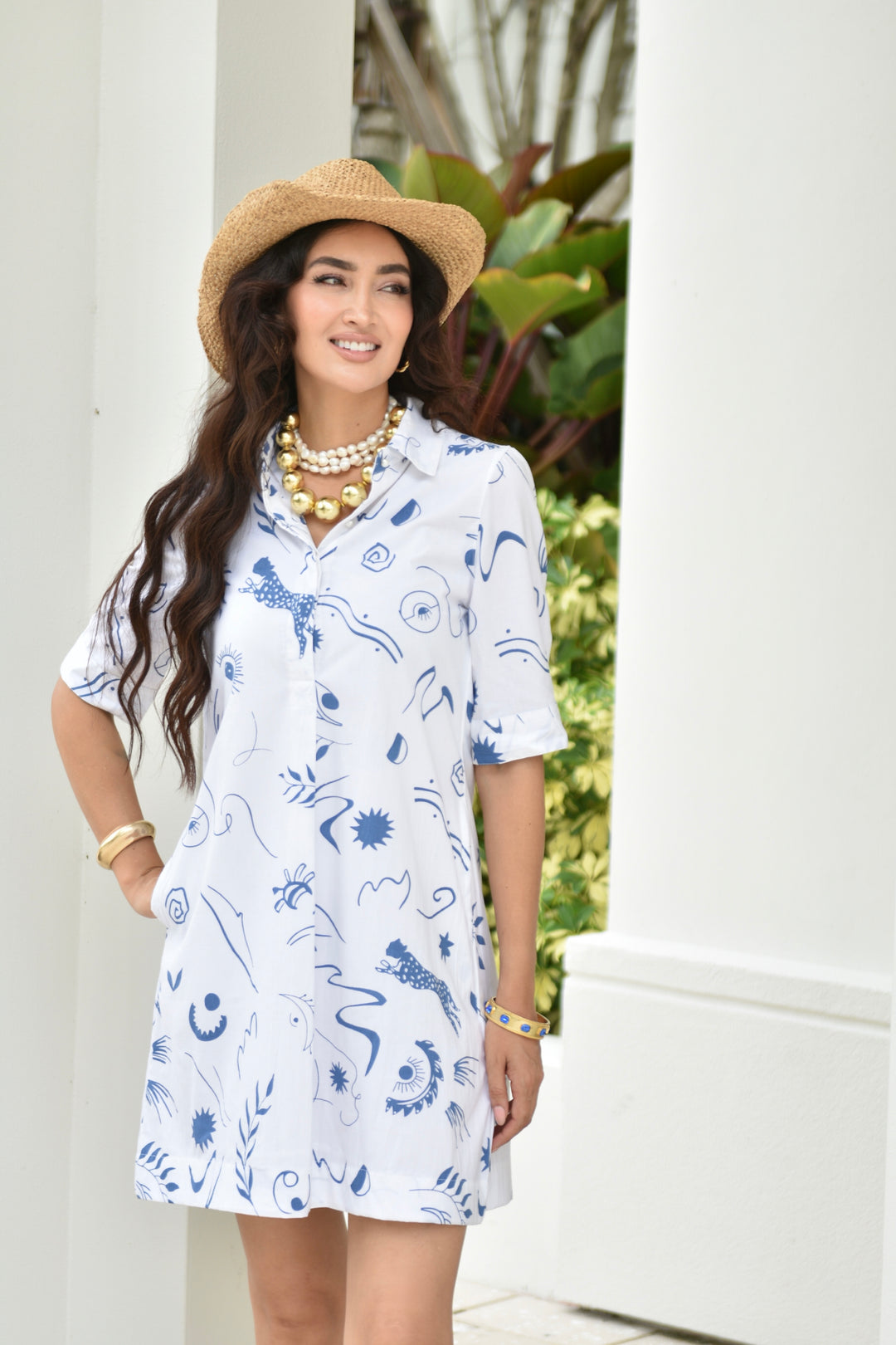 Charlotte Dress Santorini