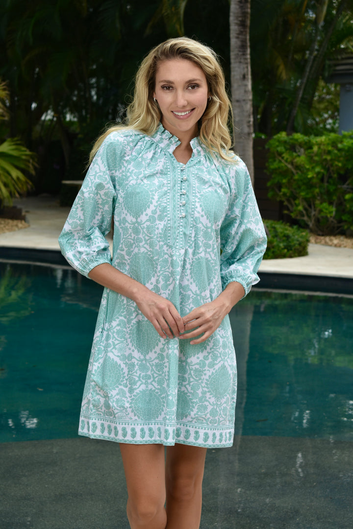 Claire Dress Tobacco Leaf Sage
