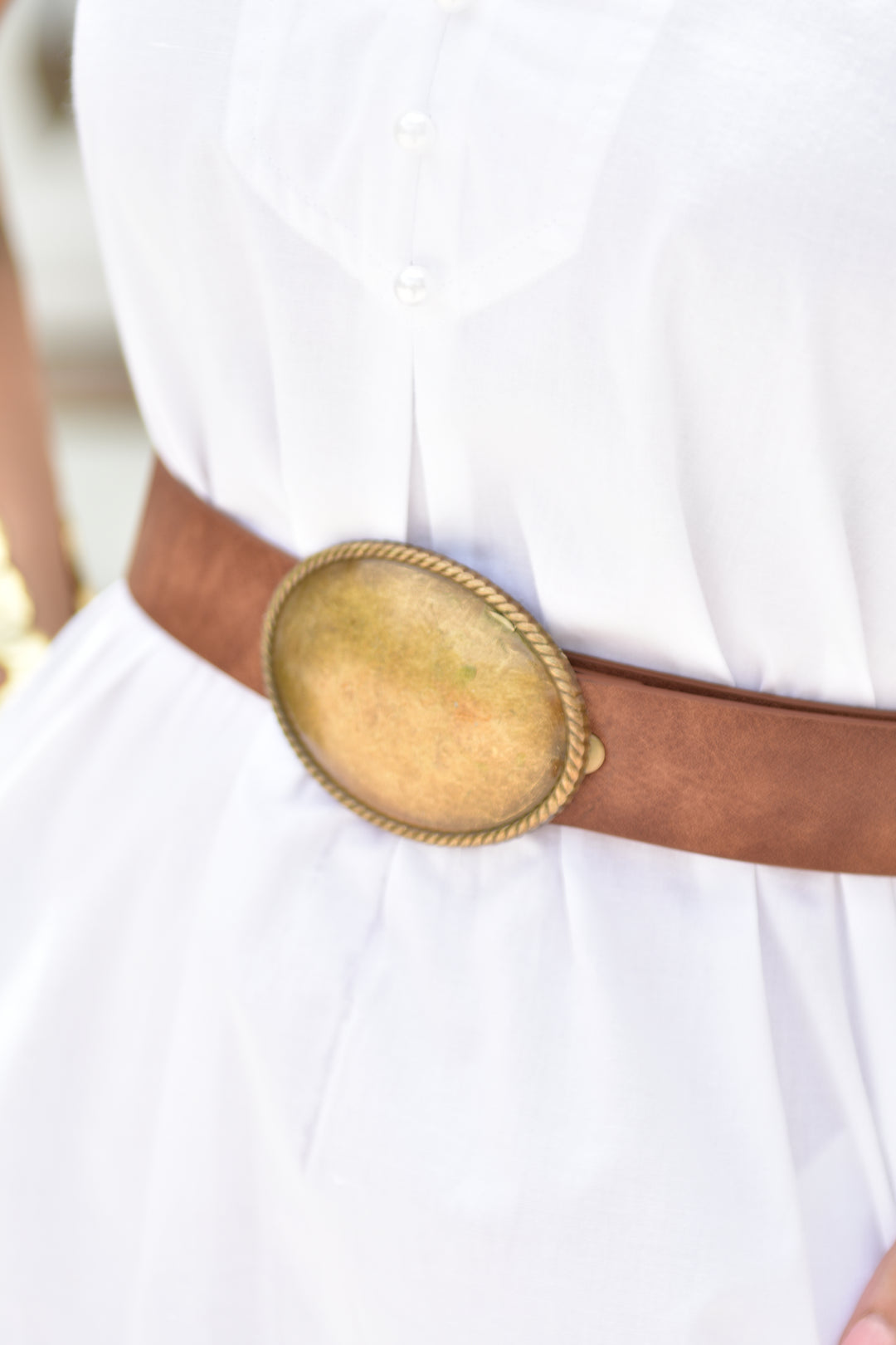 Chic Western Belt Tobacco