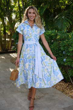 Kristina Dress Brazil Blue