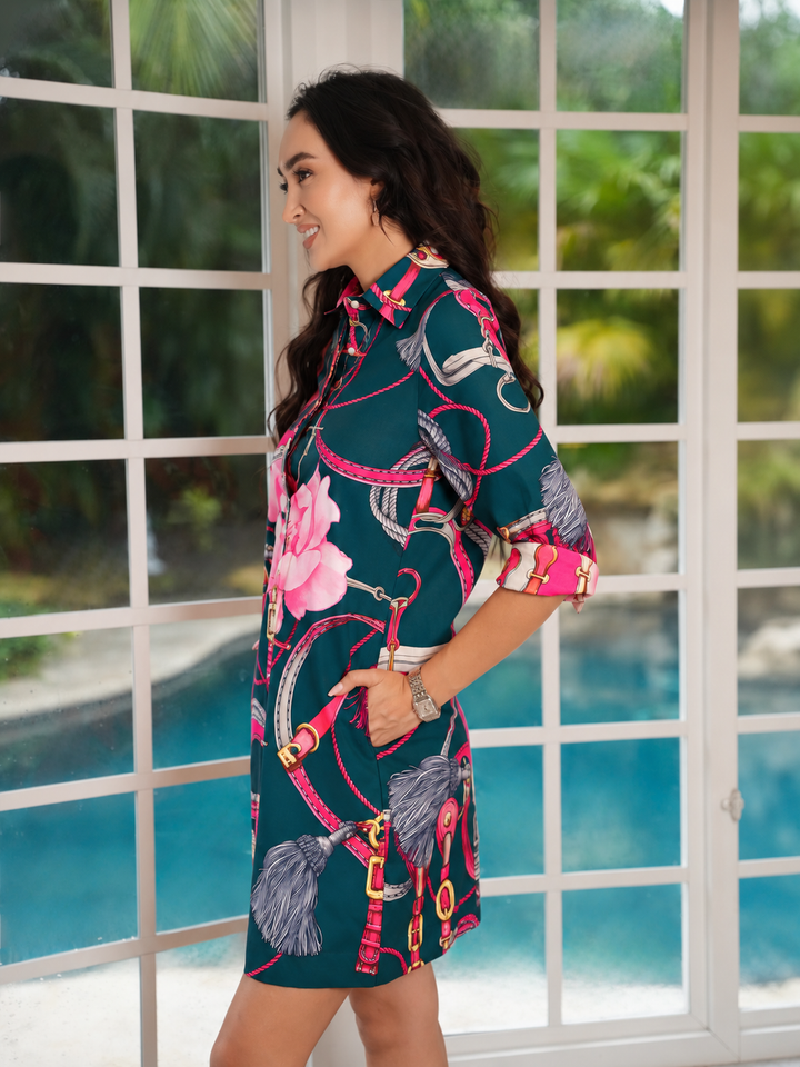 Margaux Dress Kentucky Pine