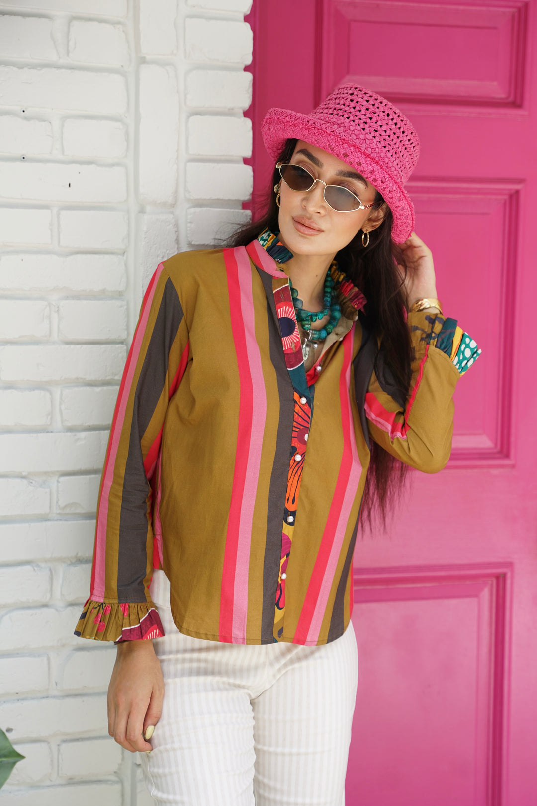 Paris Shirt Ember Stripe