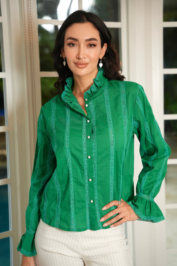Singapore Shirt Emerald