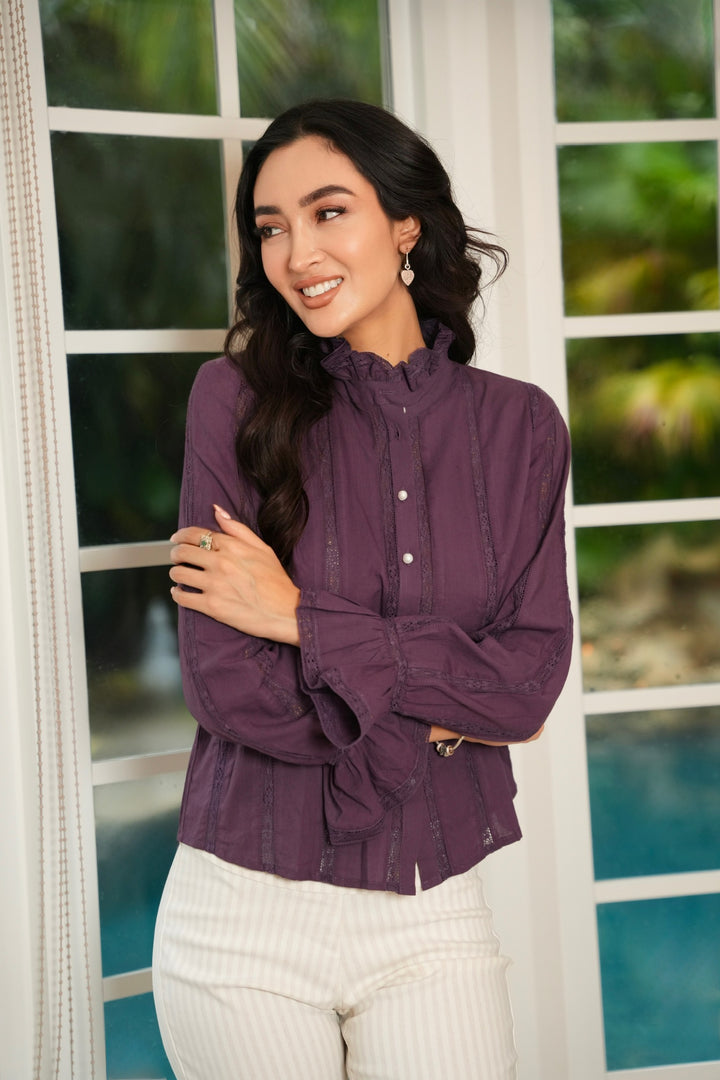 Singapore Shirt Plum