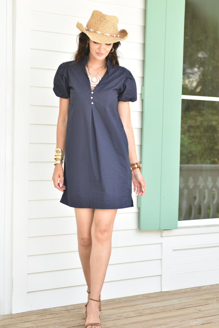 Virginia Dress Navy