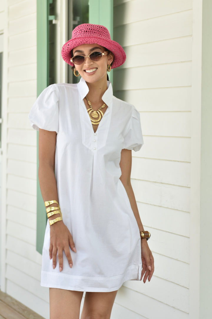 Virginia Dress Celestial White