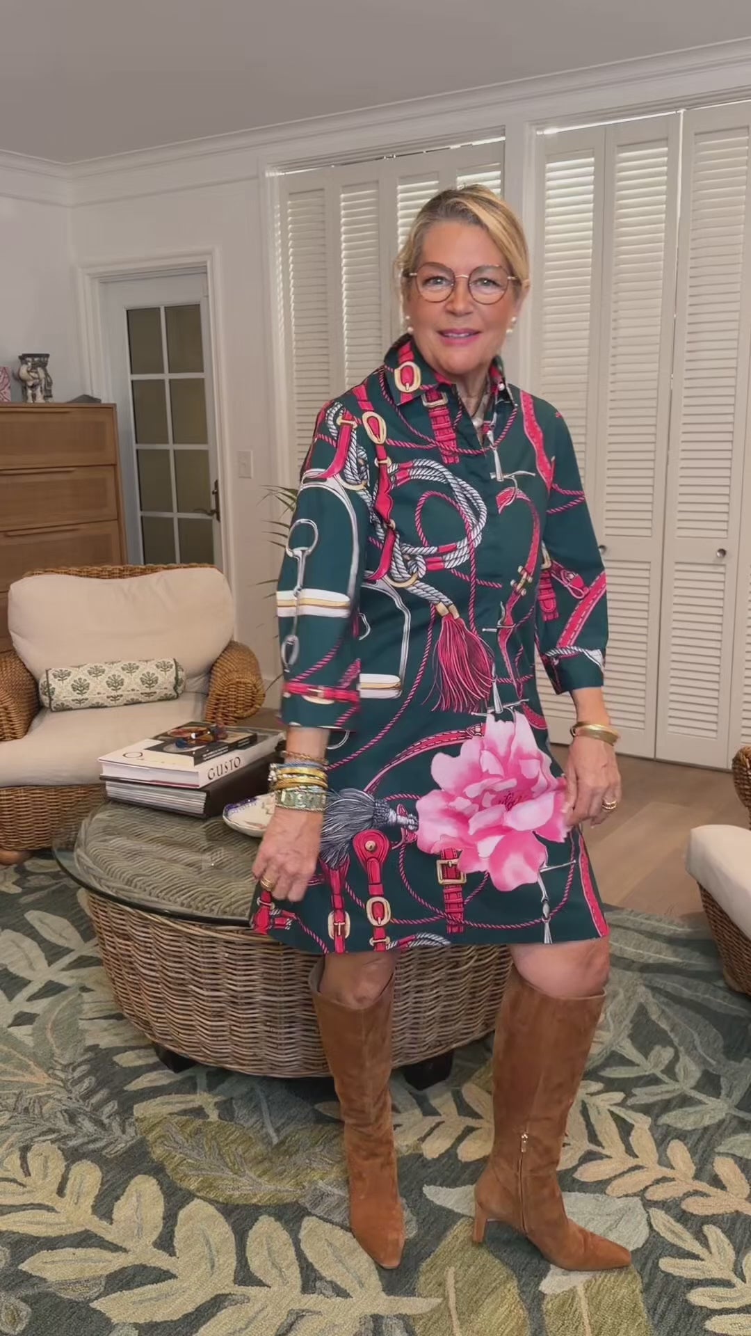 Margaux Dress Kentucky Pine
