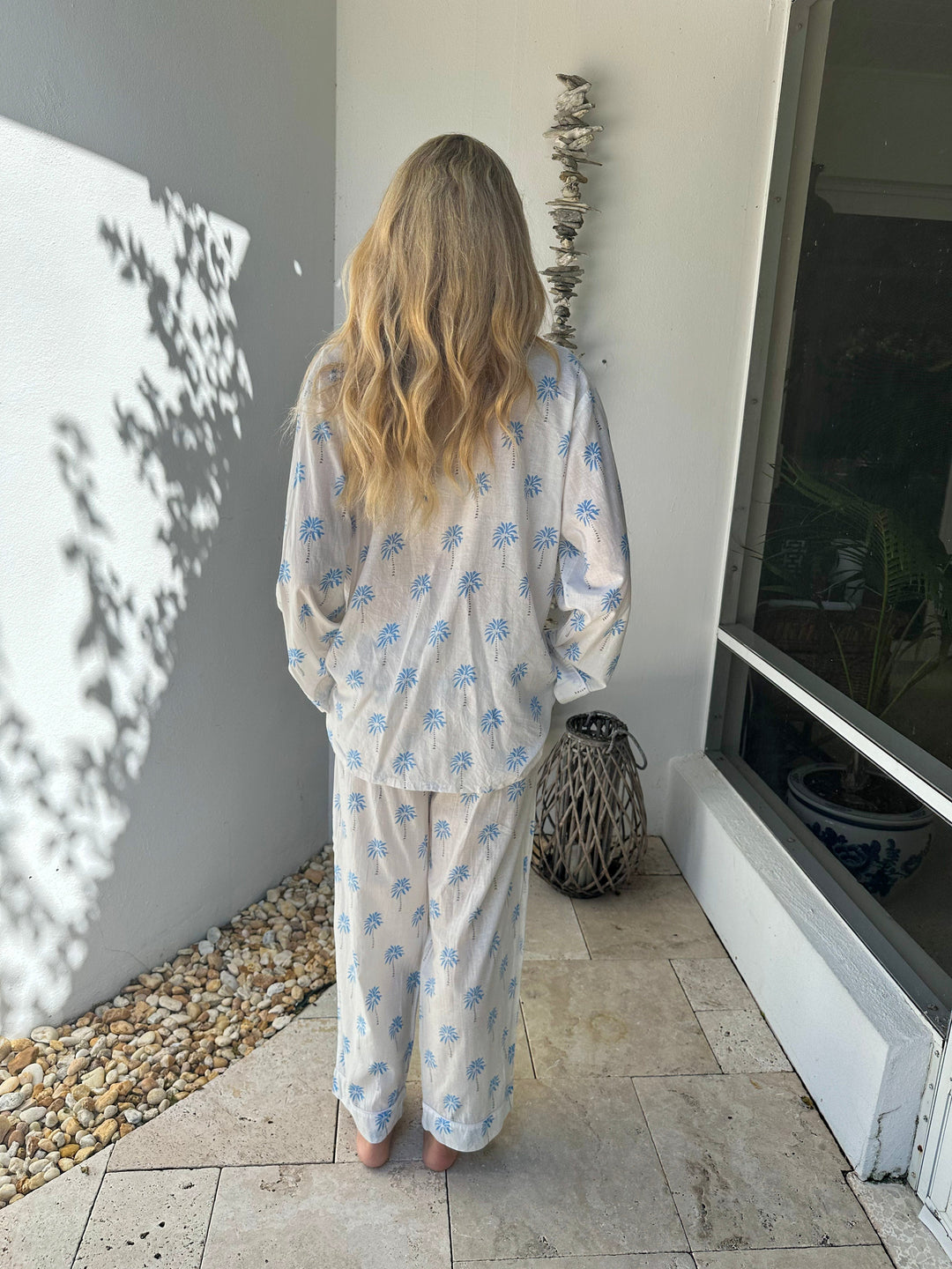 Long Pajamas Seas Turquoise